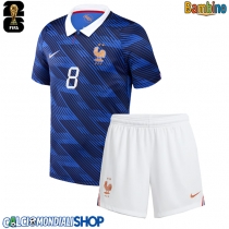 Maglie da calcio Francia Aurelien Tchouameni #8 Prima Maglia Bambino Mondiali 2026  Manica Corta (+ Pantaloni corti)